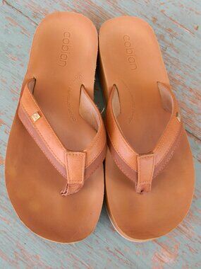 Cobian Tan Women’s COMFORT Flip Flops Size 9